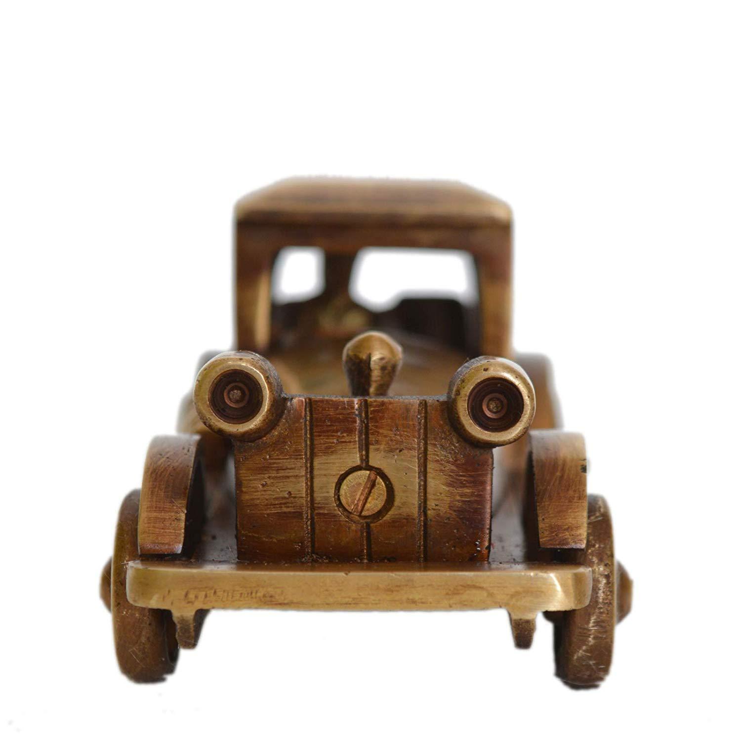 Aakrati Brass Vintage Model Car for Home Decoration Car Collection Children Toys Toys Car Model - Home Decoration - Home Decor Handicrafts | Home Decor |