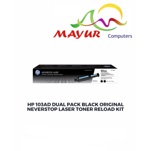 Hp 103Ad Dual Pack Black Original Neverstop Laser Toner Reload Kit - Features: Ecoa Friendly