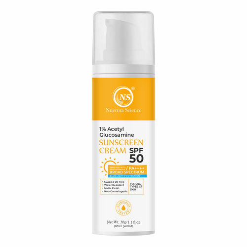 Nuerma Science 1% Acetyl Glucosamine Sunscreen Cream SPF 50 PA++   30gm
