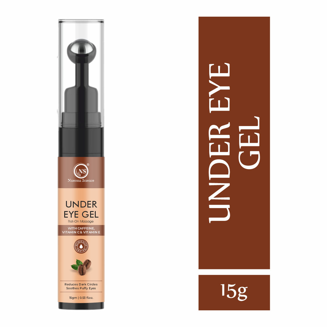 Nuerma Science Under Eye Gel enriched with Vitamin C, Dark Circles Removal  (15 g)