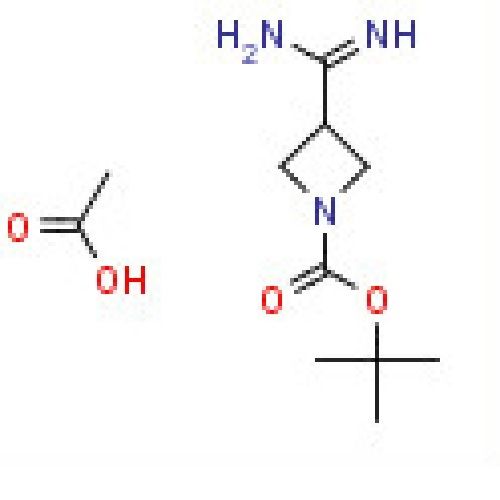 tert-Butyl 3-carbamimidoylazetidine-1-carboxylate acetate