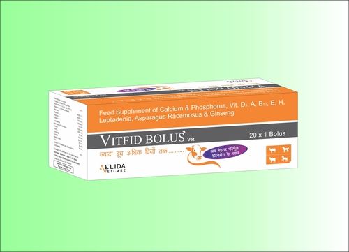 Feed Supplement of calcium  and phosphorus vit, D,A,B  BOLUS