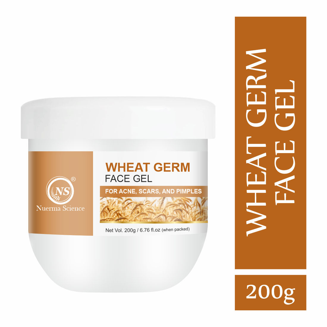 Nuerma Science Wheatgerm Face Gel for Glowing Skin (200 g)