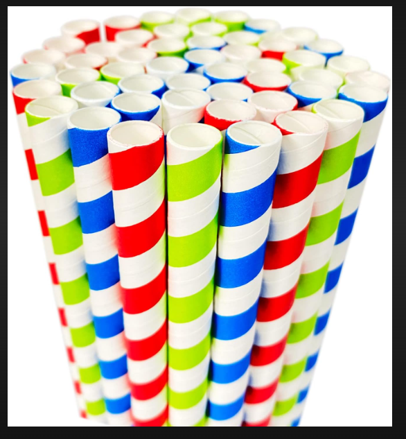 Paper Colored Straw