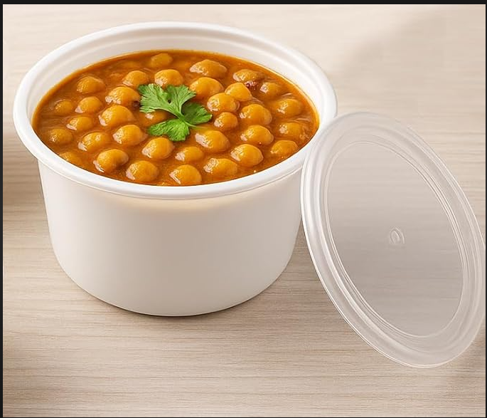 White Milky Plastic Container - Application: Hotel