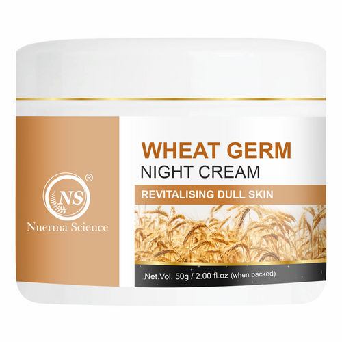 Nuerma Science Wheatgerm Night Cream enrich with Aloe Vera, Vitamin E Oil,  (50 g)