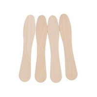 Wooden Ice Cream Spoon - High-quality Wood, Various Sizes Available , Off-white Disposable Design For Ice Cream And Desserts