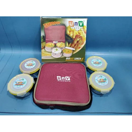 Transparent Midday Meal Lunch Boxes