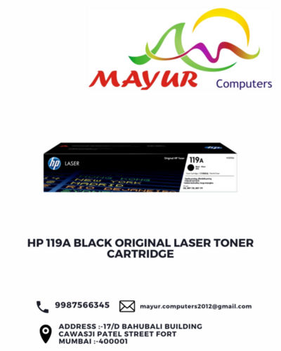 HP 119A Black Original Laser Toner Cartridge