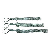 Cable Pulling Sock Pulling Grips - Galvanized Material, 9mm Diameter, Grey Color | Durable Design For Industrial Cable Pulling Applications