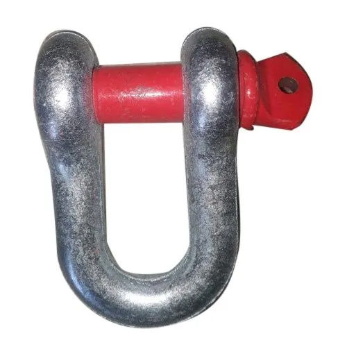 Red & Silver 4.75 Ton D Shackle