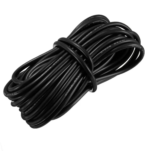 Black Silicon Rubber Cable