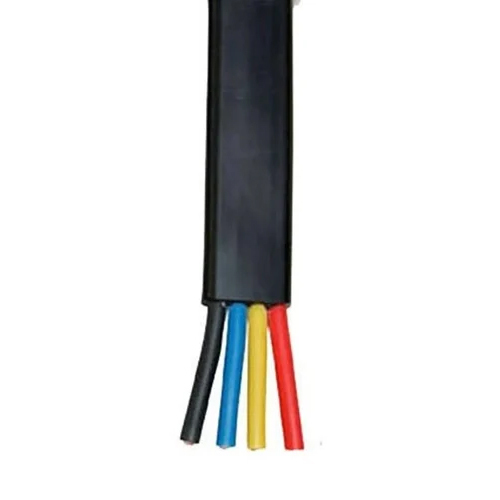 Flexible Four Core Flat Rubber Cable
