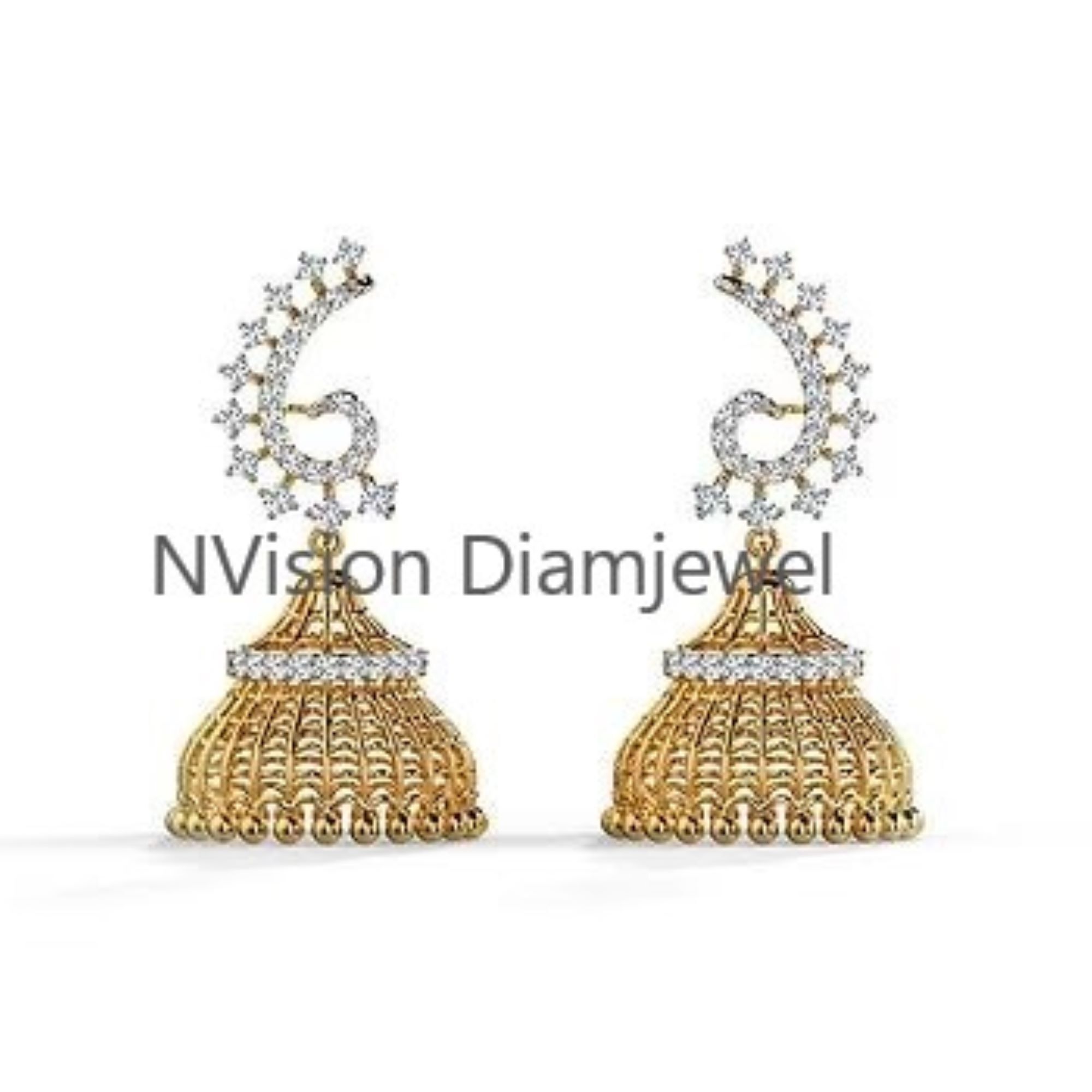 Natural Diamonds Divine Domes Sparklers Earrings