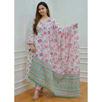 Printed Viscose Rayon, Readymade Salwar Suits - Ethnic Region: Indian