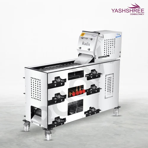 Chapati Making Machine - Stainless Steel, Electric Heating System, 220 Voltage | Automatic, High Efficiency