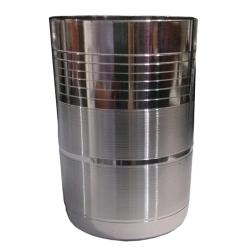 Amarpali Deep Line Stainless Steel Drinking Glass