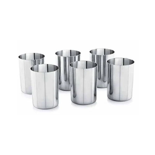 Stainless Steel Plain Water Glass