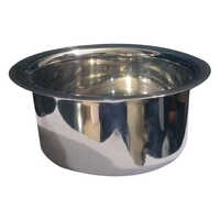 180 Ml Stainless Steel Tope - 180 Ml Capacity, Glossy Finish , Elegant Silver Color For Stylish Domestic Kitchen Use