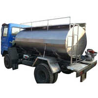 Truck Mounted Dairy Tank - Color: Silver