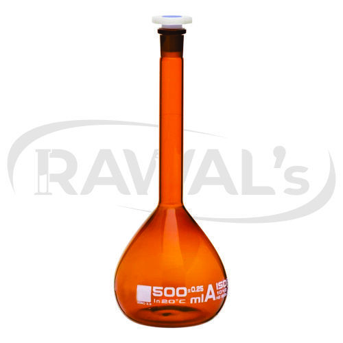 amber volumetric flask