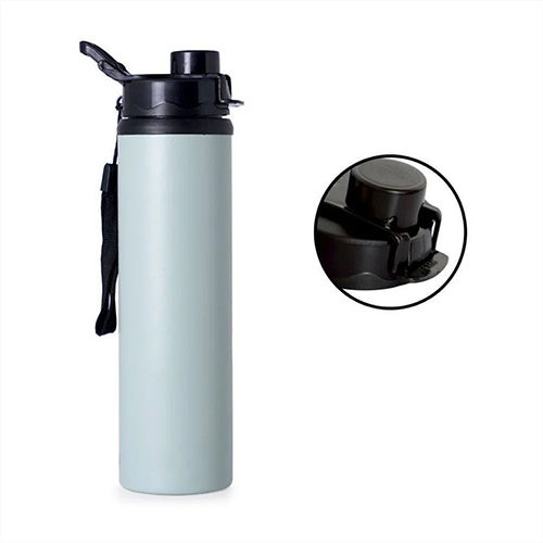 Sky Blue Stainless Steel Sipper Water Bottle