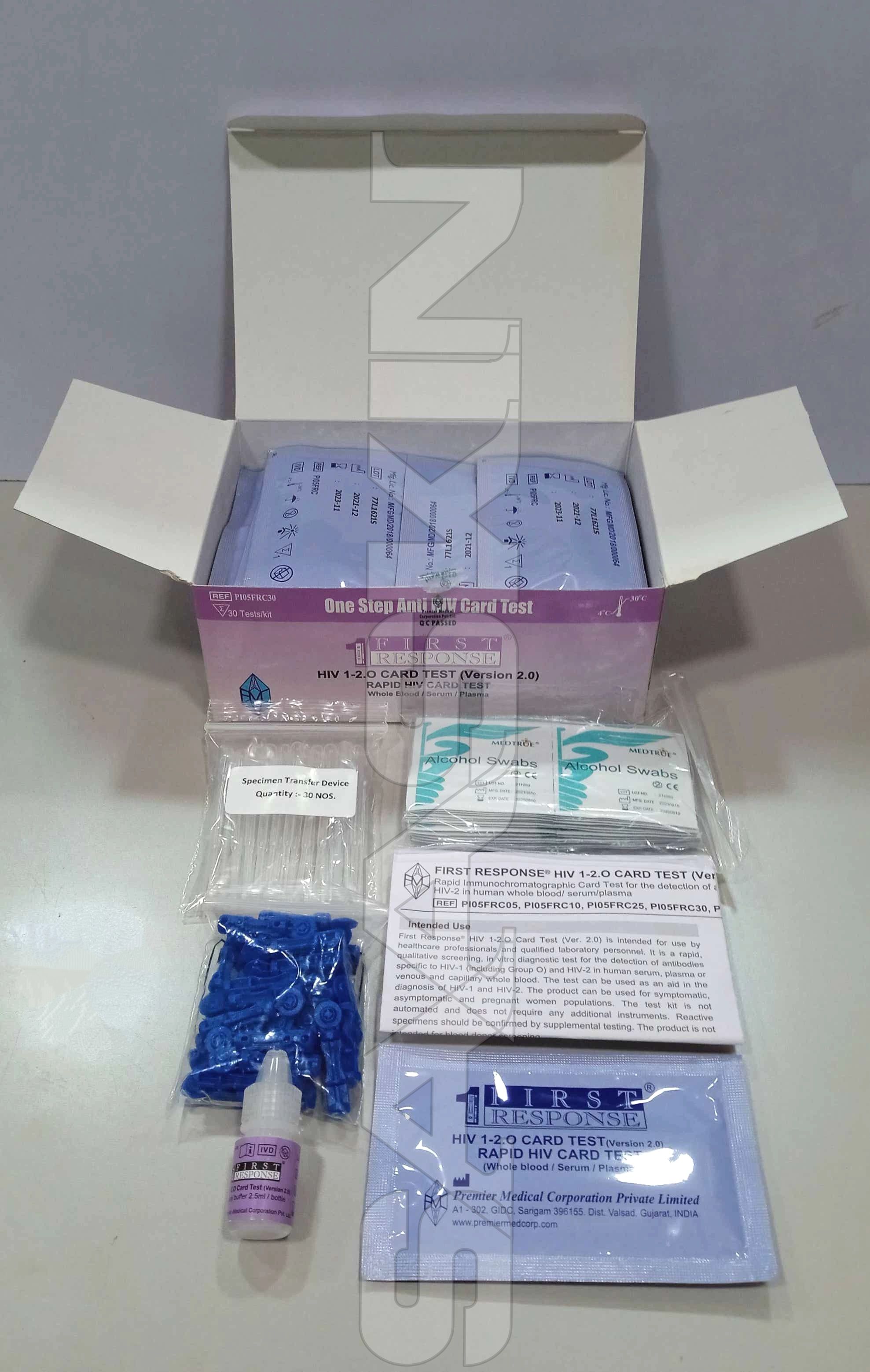 Premier Medical FIRST RESPONSE HIV 1-2.O CARD TEST (SELF TEST)