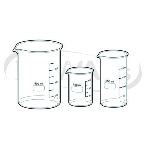 beaker low from with graduation