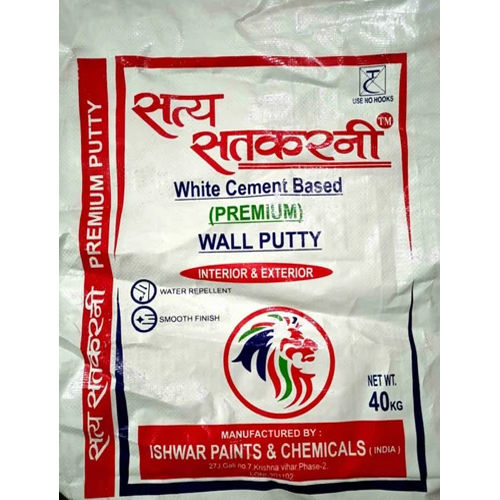 40kg White Cement Based Wall Putty