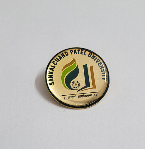 SPU round lapel pin