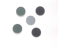 Neutral Density Filter - Fused Silica, 12.5mm-25mm Diameter, Optical Density 1-4, Clear Aperture 80%+, Lambda/4 Flatness, 30 Arc-sec Parallelism