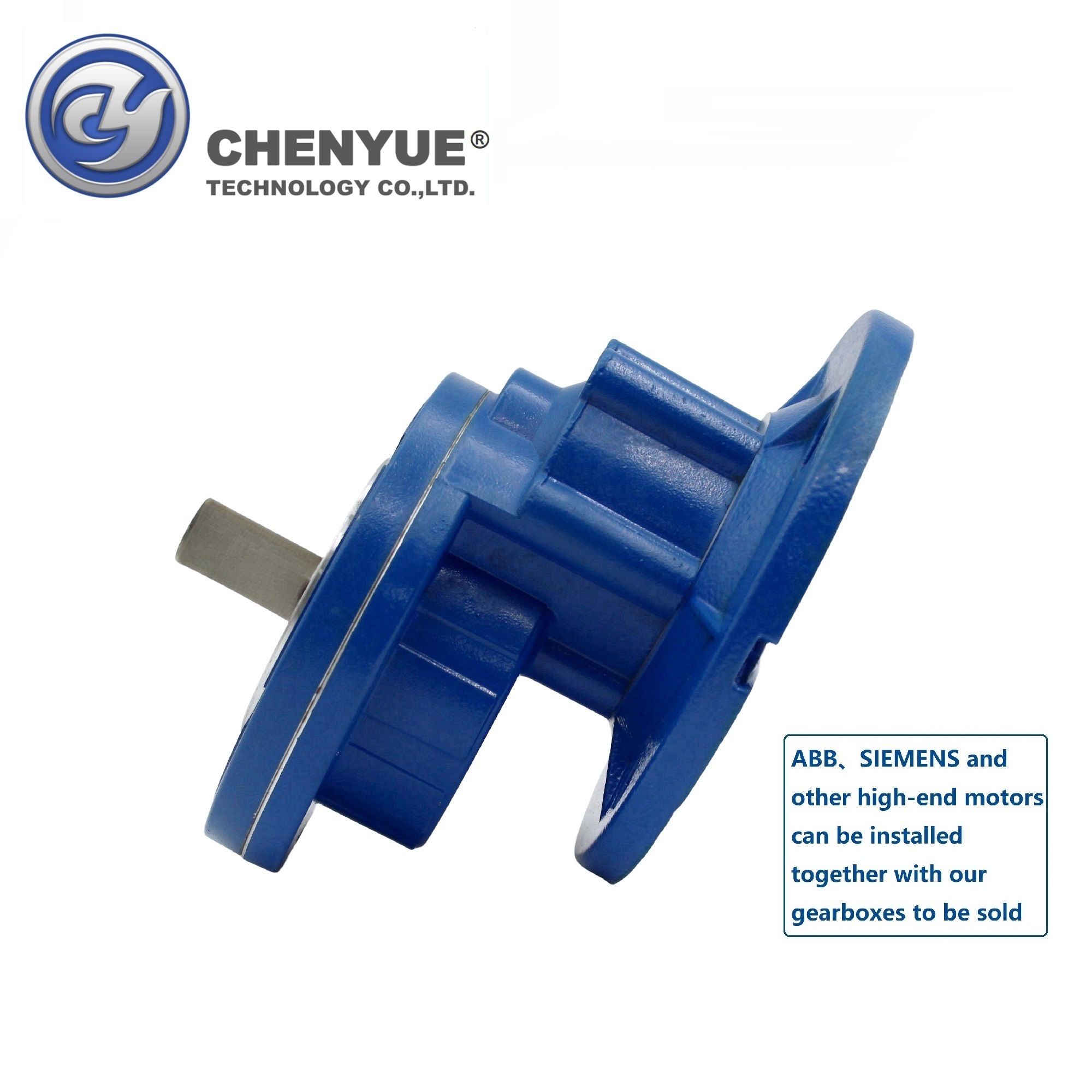 CHENYUE High Torque Big Output Hole Worm Gearbox CYPC63 Input11mmOutput14mm Non-integral Speed Ratio from 2:1 to 5:1 Free Maintenance