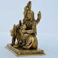 Shiva Parivaar - Shiva Family - Brass Statue - Pital Murti