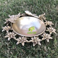 Decorative Urli Lotus leaf for Diwali decor Living room decorative for Centre table, Diwali Gift, Housewarming gift