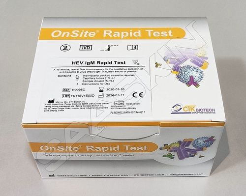 CTK Biotech Onsite HEV IgM Rapid Test CE