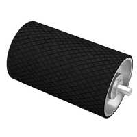 Conveyor Drum Pulley - Industrial Grade, Different Sizes | Black Color, Suitable for Heavy-Duty Usage in Manufacturing Environments