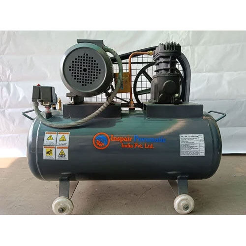 Black 2Hp Double Piston Air Compressor