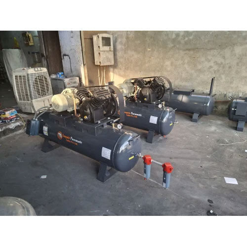 Black 5 Hp Double Piston Air Compressor