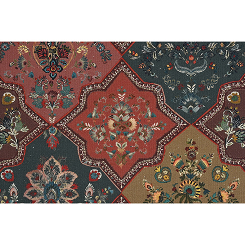 351 GSM Ikkat Traditional Customize Curtains & Blinds