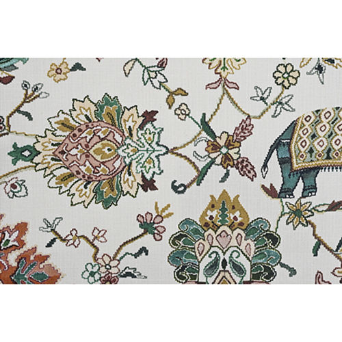 351 GSM 100% Cotton Ikkat Traditional Curtain Fabric