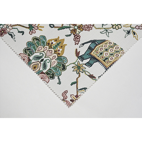 351 GSM 100% Cotton Ikkat Traditional Customize Curtains & Blinds