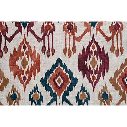 Ikkat Print Curtain Fabric - Feature: Washable