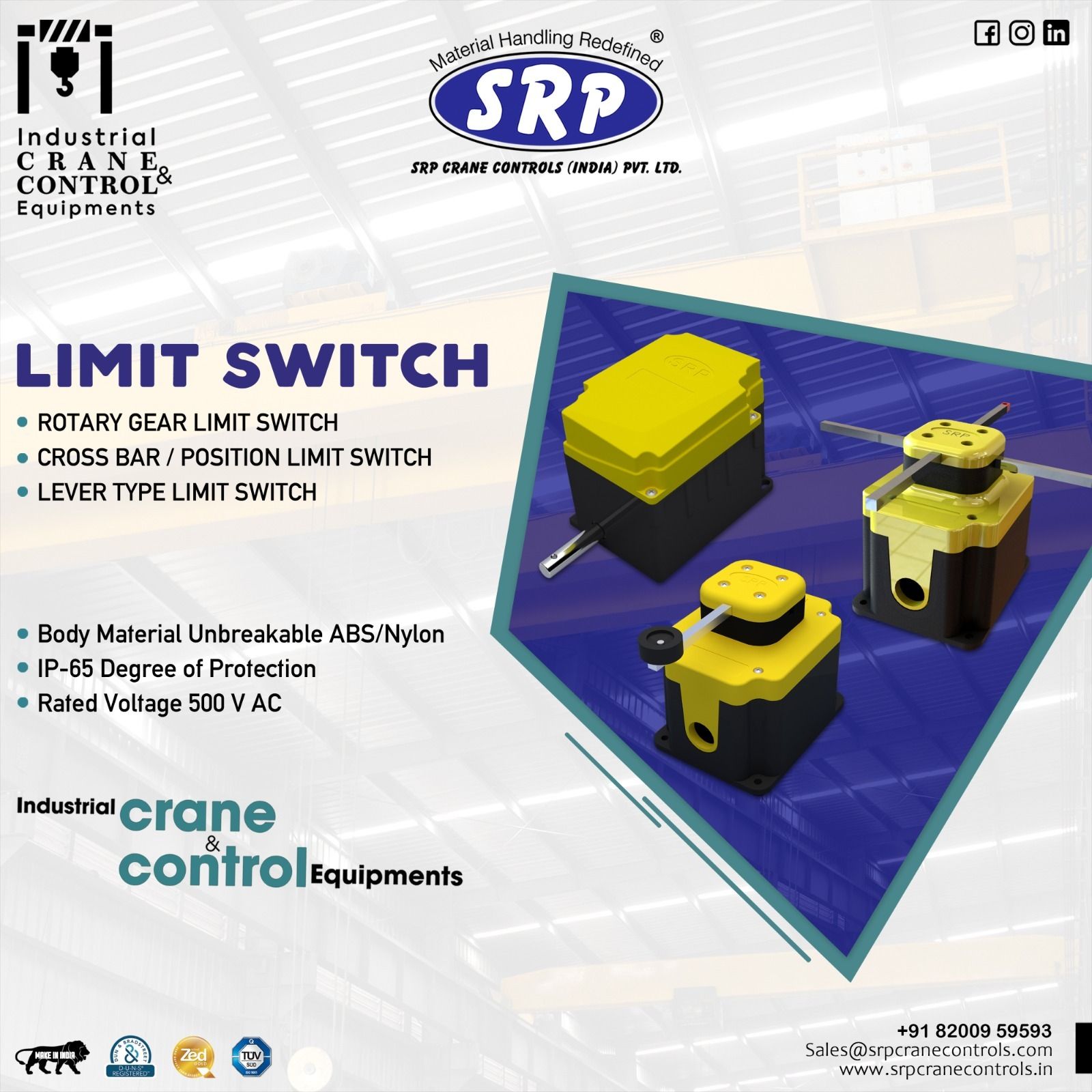 CROSS BAR/POSITION LIMIT SWITCH