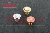 Stylish Cabinet Knobs, Drawer Pulls, Knobs For Dresser Drawers, Drawer Knobs Handle, Kitchen Knobs Vdh-134 - Metal, Standard Size, Gold Silver Copper, Electroplated Glossy Finish | Decorative Functional Hardware For Cabinets And Furniture