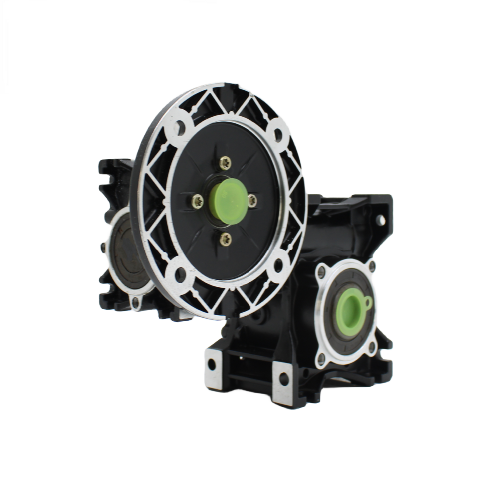 Blue Chenyue Double-Stage Worm Gear Reducer Cyrw30 + Cyrw50 Speed Ratio From 300:1To6400:1 Customizable