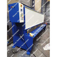 Hydraulic Semi-automatic Shearing Machine - 100 Ton Capacity, 1 To 20mm Shearing Thickness, 10000mm Max Shearing Width, Electric Drive For Steel And Other Metals | Semi-automatic Metal Sheet Cutting, Blue Color, 1 Year Warranty, Good Quality