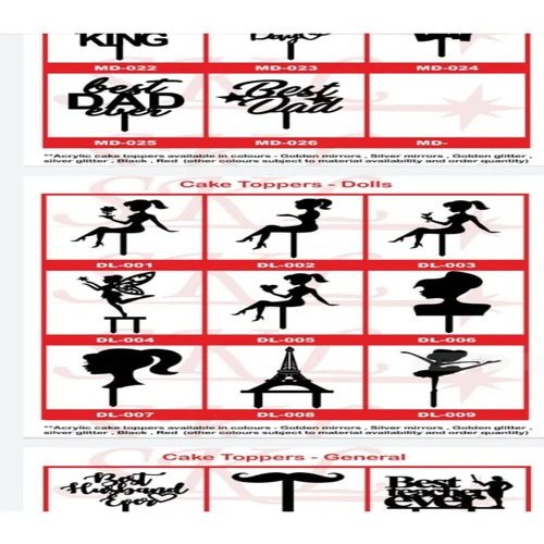 Anniversary Celebration Cake Topper