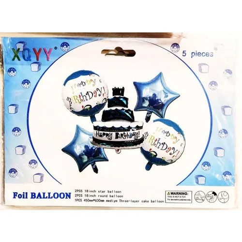 Party Foil Balloon - Color: Multicolor