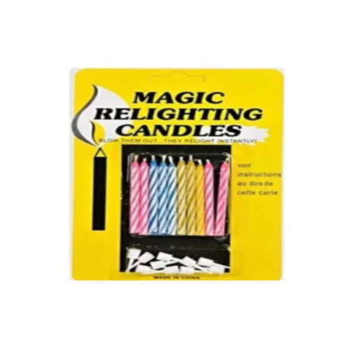 Multicolor Magic Relighting Birthday Candle