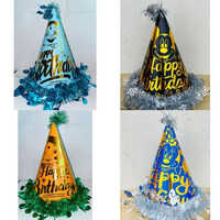 Paper Birthday Party Caps - High-quality Paper, Various Sizes, Multicolor Designs | Perfect For Any Birthday Party Theme